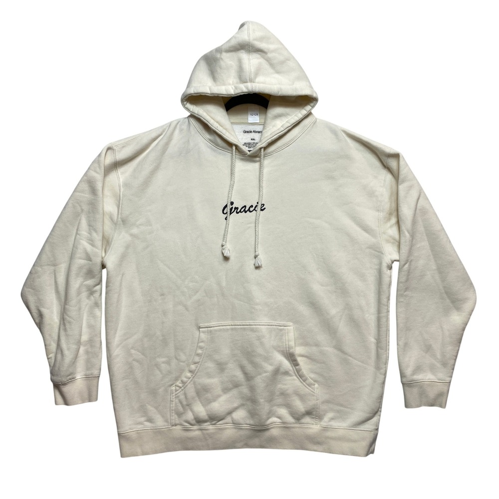 Gracie Abrams Hoodie Unisex XXL Cream I've Missed You I'm Sorry Tour Merch